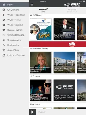 WUSF android App screenshot 2