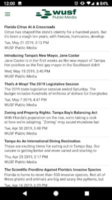 WUSF android App screenshot 5